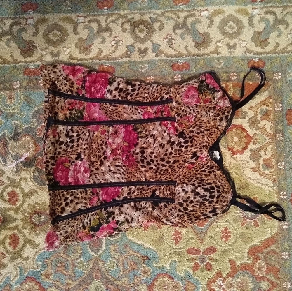 Animal/Flower Print Tank Top